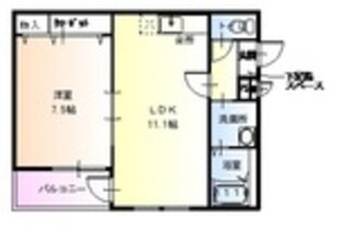 パストール喜連東の物件間取画像